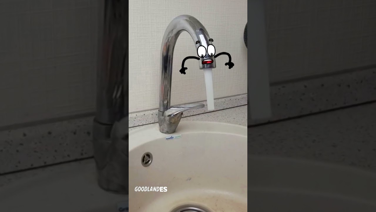 GoodlandES | cortar el agua del grifo con unas tijeras