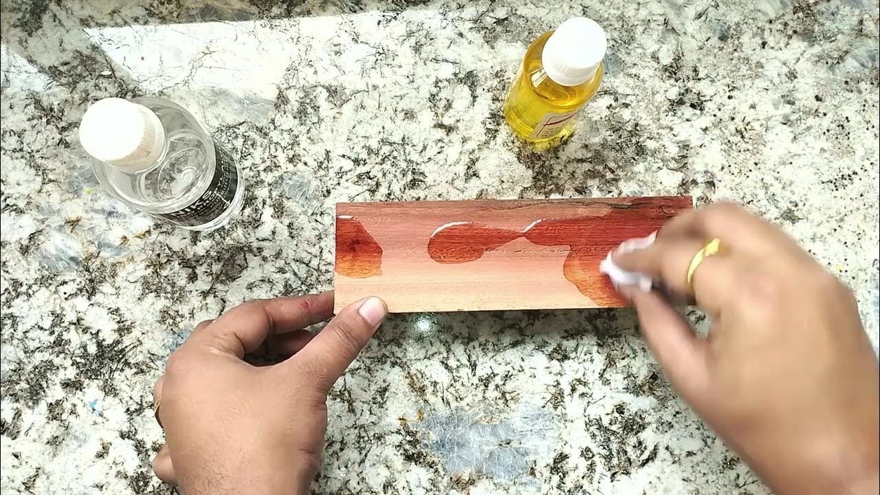 How to apply Linseed Oil on the Teak Wood Hard Wood YouTube