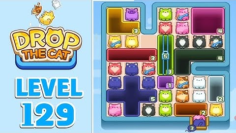 Drop The Cat Level 129 Walkthrough Solution