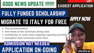 Fully Funded Scholarship | Study Free | Migrate to Italy | Accommodation | How To Apply | Siena