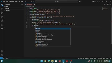 funcion en python, Clasificación, área y Validación de Triángulos