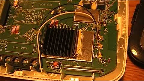 Technicolor modem EMR weapon - cut black antena didnt stop DECT. White - WIFI