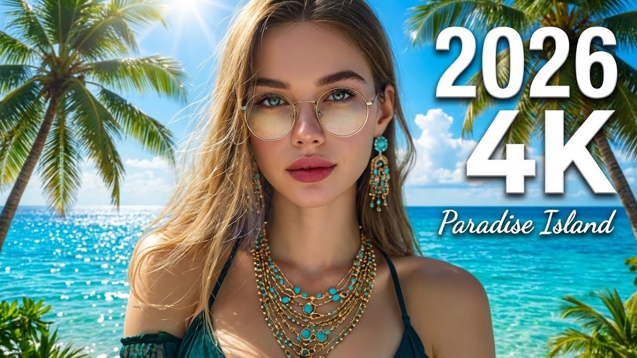 🌺 Paradise Island Deep House 2026 | Smooth Chill Vocal Mix 4K UHD for TV | Nengerk