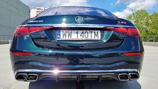 MercedesAMG S63 W223 4.0 V8 802 hp Sound, Exhaust Sound, Cold Start, Launch Control, Acceleration