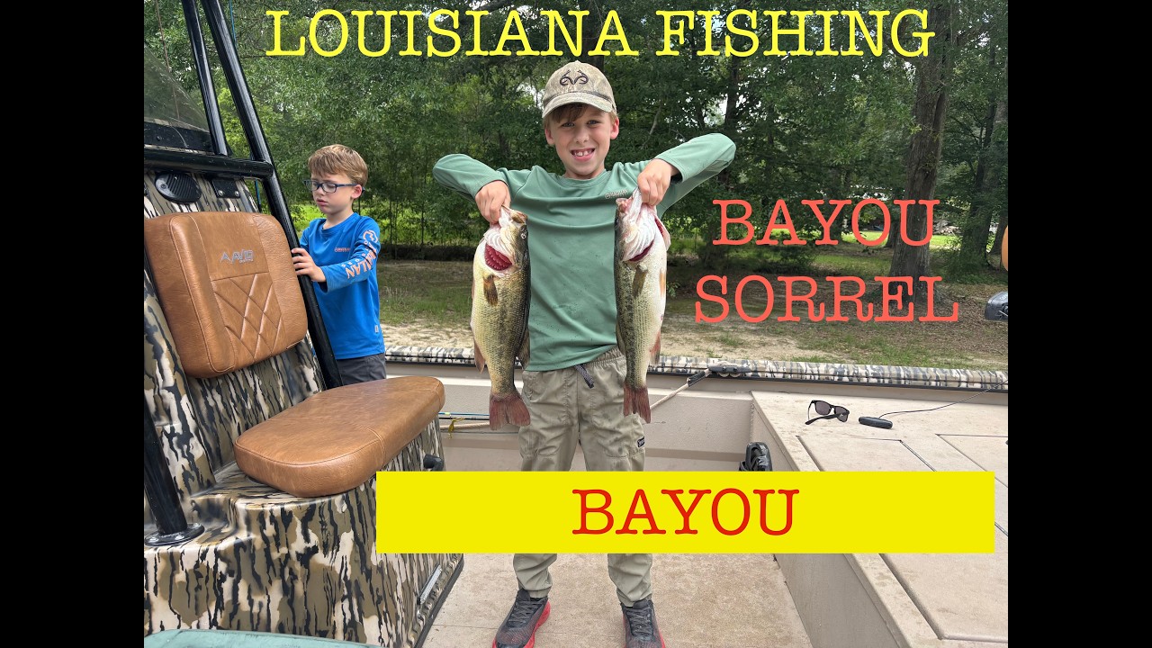 TATUMS' BIGGEST BASS CATCH, EVER! Bayou Sorrel, Louisiana Bass, Catfish, and Sac-a-lait Fishing.