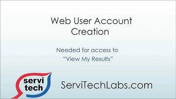 ServiTech Web User Acct Setup