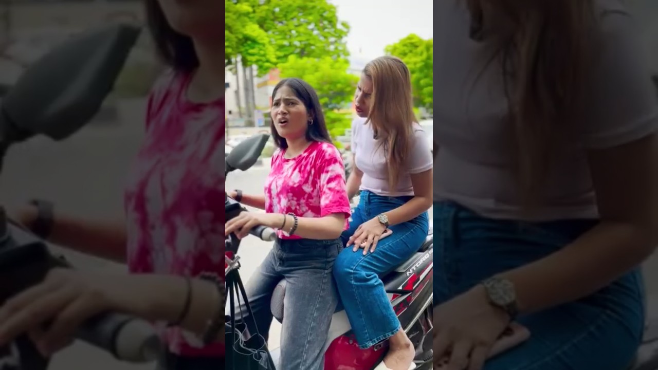 लड़कियाँ और उनकी स्कूटी😂 Part-1 