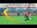 Last To Miss Penalty Wins $1500 – Football Challenge 🎅🎄