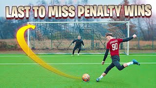 Last To Miss Penalty Wins $1500 - Football Challenge 🎅🎄