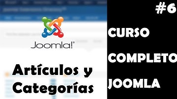 Artículos y Categorías - Curso completo Joomla #6