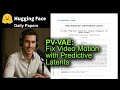 PV-VAE: Fix Video Motion with Predictive Latents