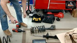 Famous Spring compressors not needed when removing the strut nut Profile