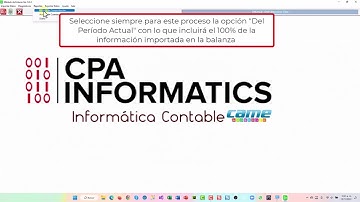 En-162 - Importación de Contabilidad SAP Bussines One SQL