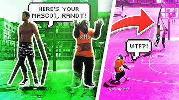 HACKER W/ 100FT ARMS GAVE ME A MASCOT & A YOUTUBE LOGO IN 2K20! BIGGEST HACKER IN NBA 2K20 HISTORY