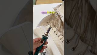 Cheap Corset Making Hack For Eyelets