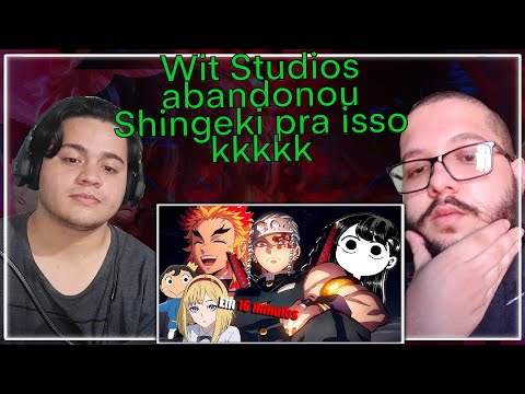 React K.E (Em dupla) UM RESUMO SINCERO DA TEMPORADA DE OUTUBRO DE ANIMES | CAIERA