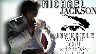 Michael Jackson- INVINCIBLE WORLD TOUR LIVE IN MSG,NY (1st Stage) [November 27,2001] (Live FanMade)