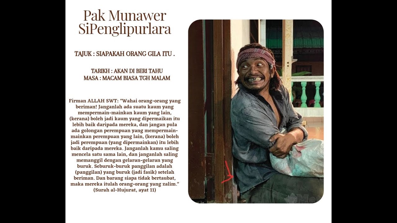 Pak Munawer Official's broadcast