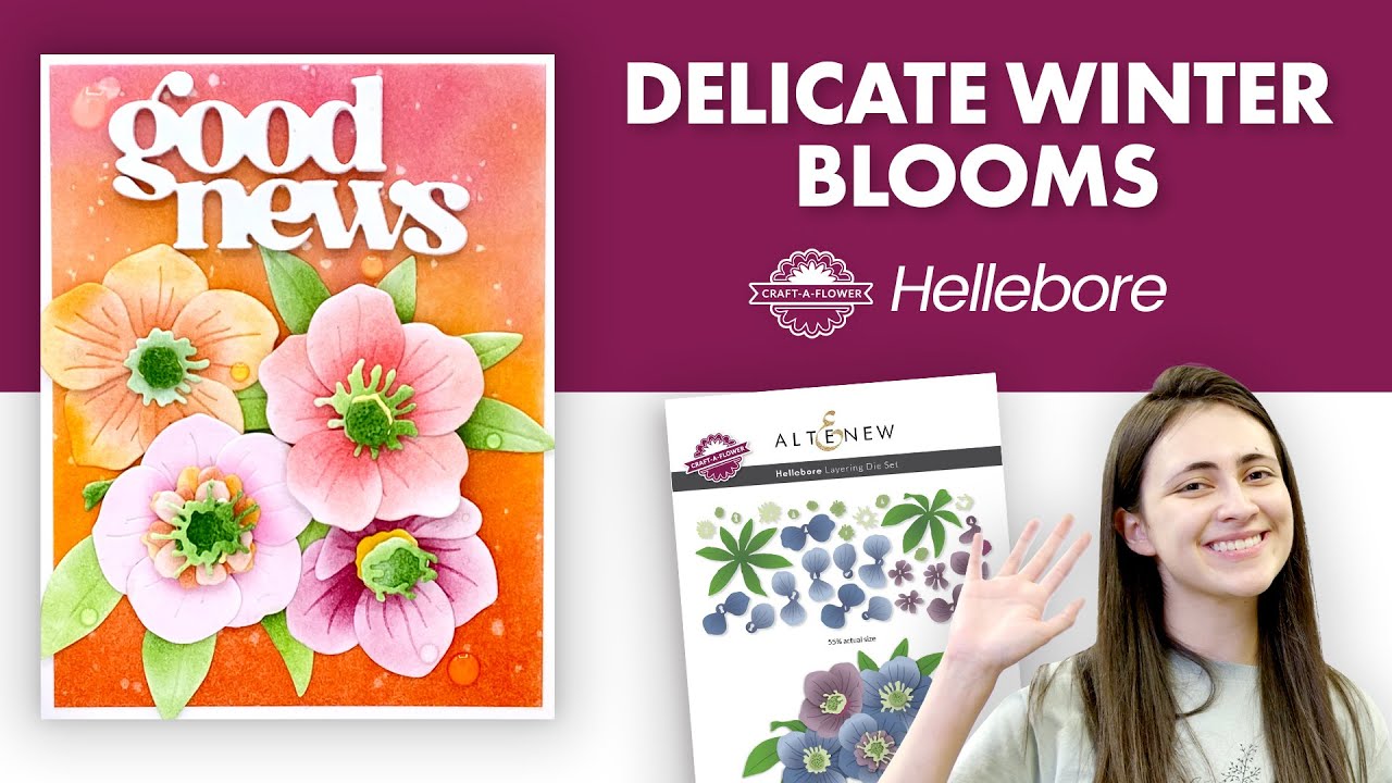 Craft-A-Flower: Hellebore Layering Die Set
