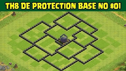 Clash of Clans | Town Hall 8 Dark Elixir Protection Farming Base With Replays | Layout 01