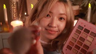 ASMR💄Chit-Chatting Friend Does Your Makeup (layered sounds, whisper, personal attention) screenshot 5