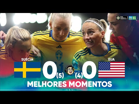 CLASSIFICAÇÃO NA EMOÇÃO! | SUÉCIA 0 (5) X (4) 0 ESTADOS UNIDOS | COPA DO MUNDO FEMININA FIFA™️ 2023