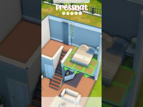 Casinha Pequena com Jogo Base | The Sims 4: Speed Build #shorts