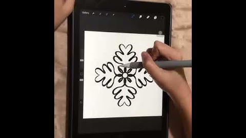 Symmetry in Procreate (Mandala)