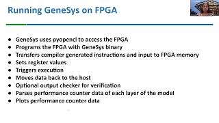 GeneSys Tutorial MICRO 2023 Python APIs and OpenCL Device Driver