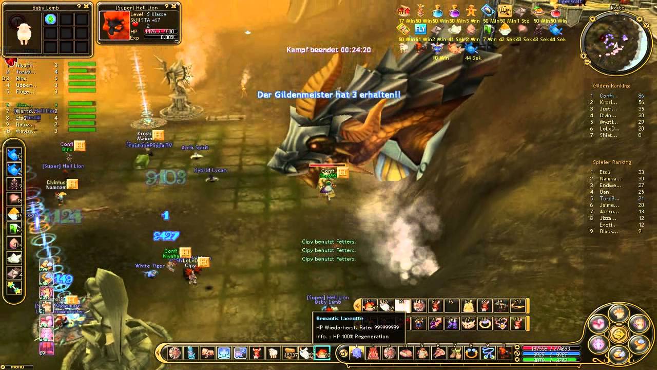 Flyff Guilde Siege [15.06.2013] Toro93 - YouTube
