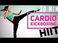 Full Body KICKBOXING HIIT  | 30 min | Fun Music!| Strength and Cardio |No equip | no warm up