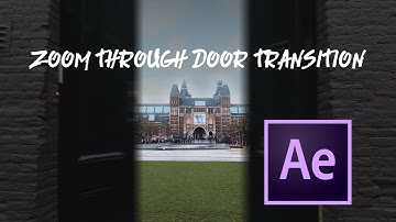 Zoom through door transition // After effects tutorial