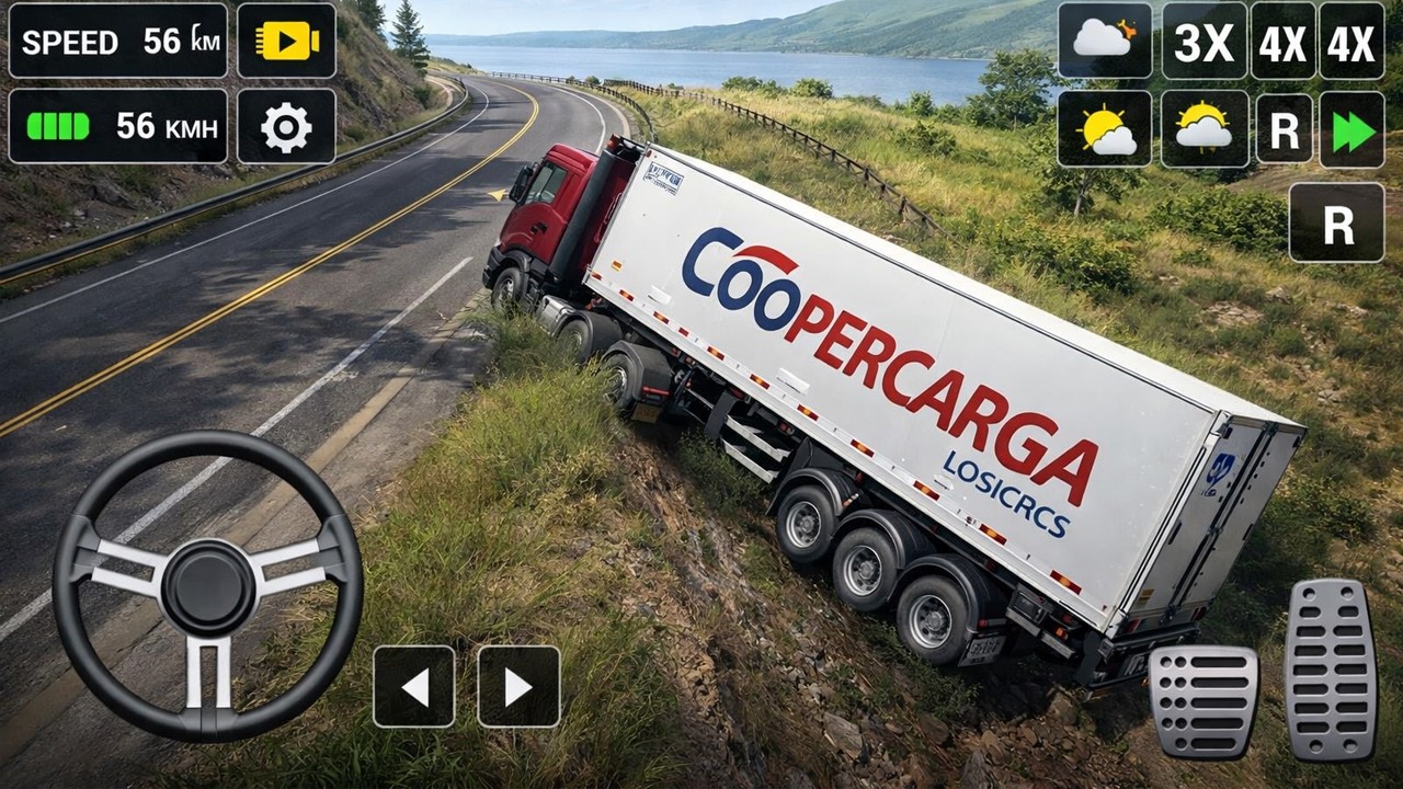 Euro Truck Driving Truck Gameplay Android | Real Truck Simulator Drive Missions | Super Gaming
