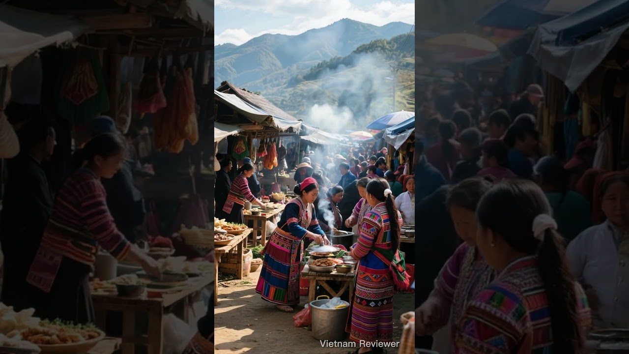 Highland Vibes 🌿 | Exploring the Village Market |Vietnam Reviewer 