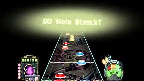 Amalgamation - Guitar hero 3 PC Custom Song Underchart (Me playing)