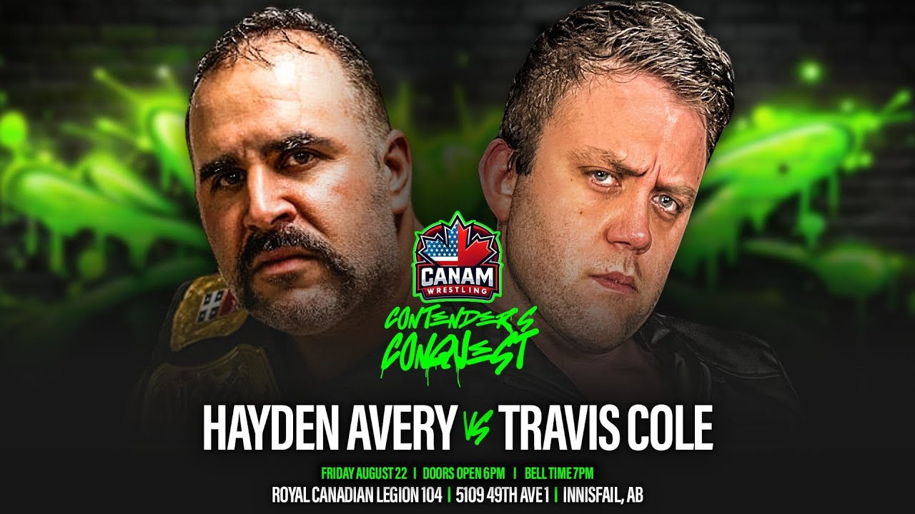 Hayden Avery vs Travis Cole | Aug 22, 2025 | Innisfail | CanAm Wrestling