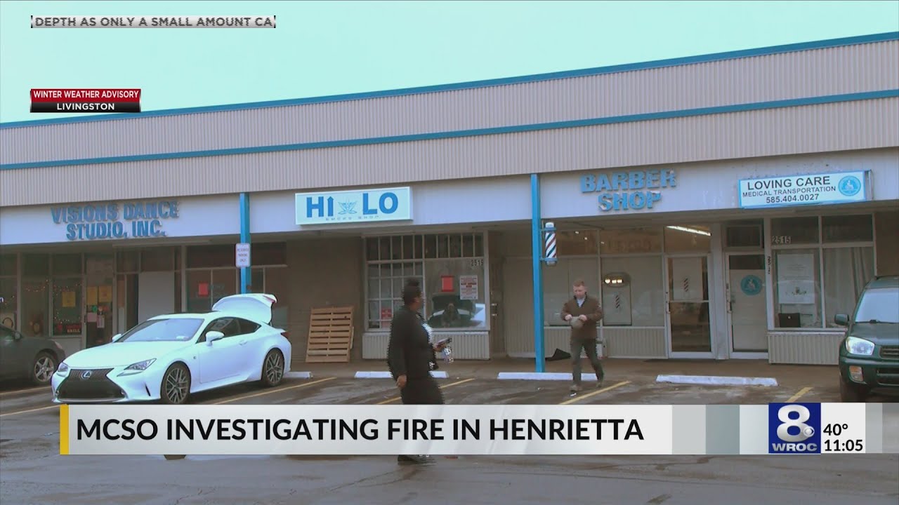 Arson investigation underway after Henrietta fire - YouTube
