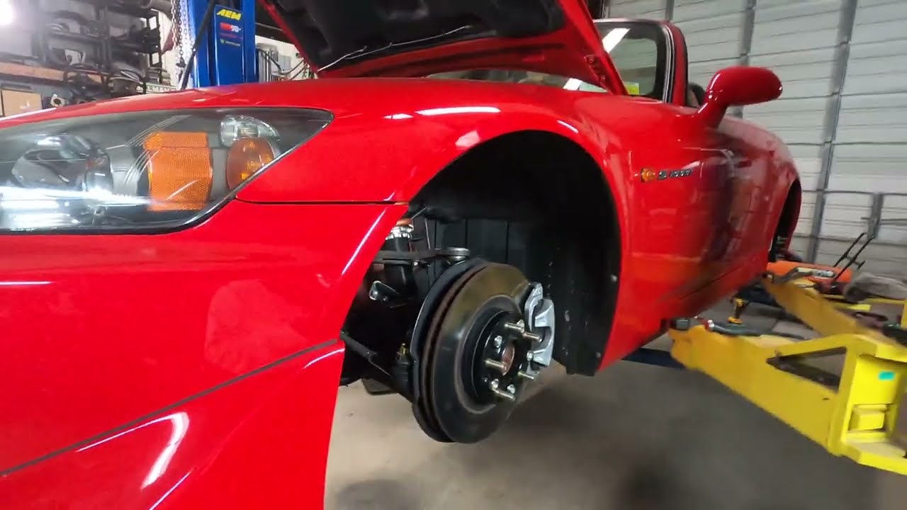Honda S2000 Walkaround, modifications, fender roll and spacer install by Billman!
