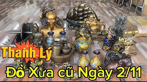 Bộ ô trầu bằng đồng _ Bàn ủi con gà _ Thuyền cán thuốc bằng đồng #độclạcầnthơ #doco 