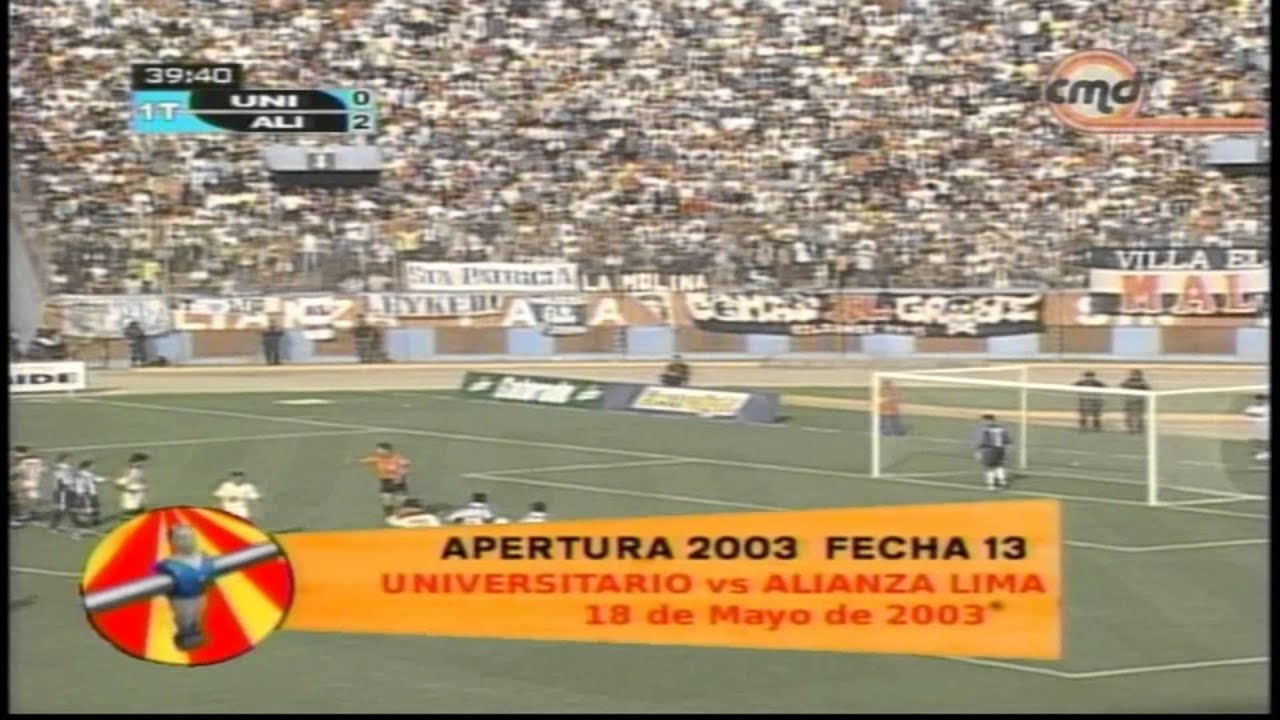Universitario 2 Alianza Lima 4 Apertura 2003