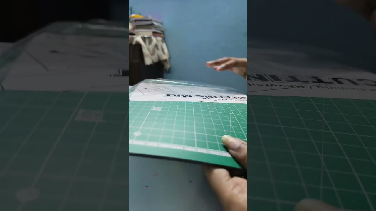 Unboxing cutting mat for art and craft from meesho 🌼