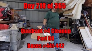 Day 218 of 365   Q4 Cleanup Part 08   Boxes #441 442