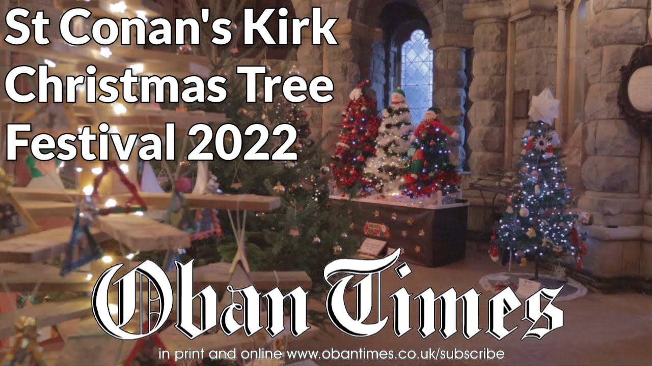 St Conan's Kirk Christmas Tree Festival 2022