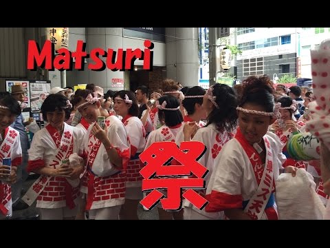 Japanese Apartment Tour:Girls Mikoshi Festival in Osaka (ギャル神輿)