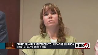 'Rust' armorer Hannah Gutierrez-Reed shows 'no remorse' during sentencing