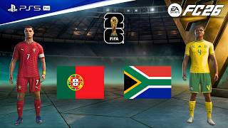 FC 26 - Portugal vs South Africa | FIFA World Cup 2026 | Cristiano Ronaldo vs Appollis epic battle screenshot 5