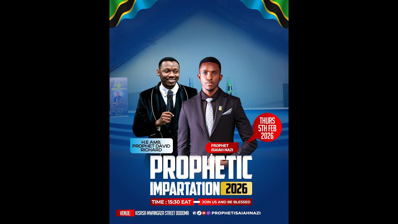 Prophetic Impartation | Ambukizo la Kinabii | Amb. Prophet David Richard