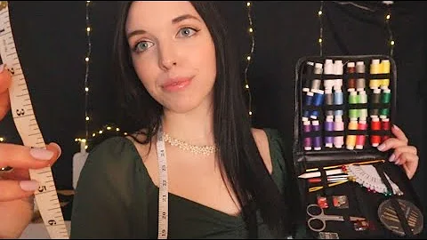 👔 ASMR Tailor Shop | Sewing, Measuring, Fabric Sounds (Suit Fitting Soft Spoken RP)