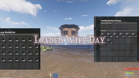 How my team progressed on wipeday - Rust Console