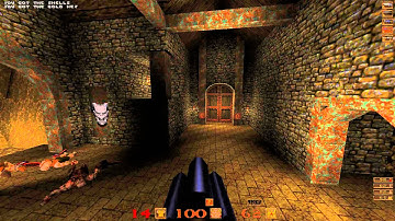 Quake - E2M7 The Underearth (Secret Level) - 100% All Secrets - 1080p 60fps Uncommented